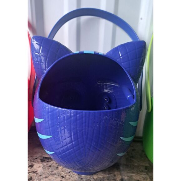 3 PJ MASKS  Halloween Easter Candy Plastic Bucket Pails - Picture 7 of 10